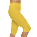 E'LAN Lemon Drop Capris Leggings