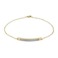 Curved Bar Anklet (Engraving)