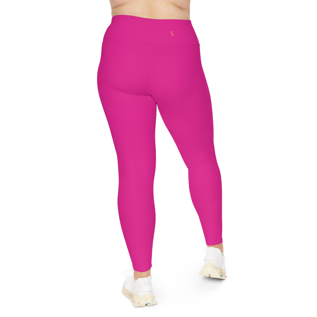 E'LAN Motion: Motion Curvy Pants - Electric Pink