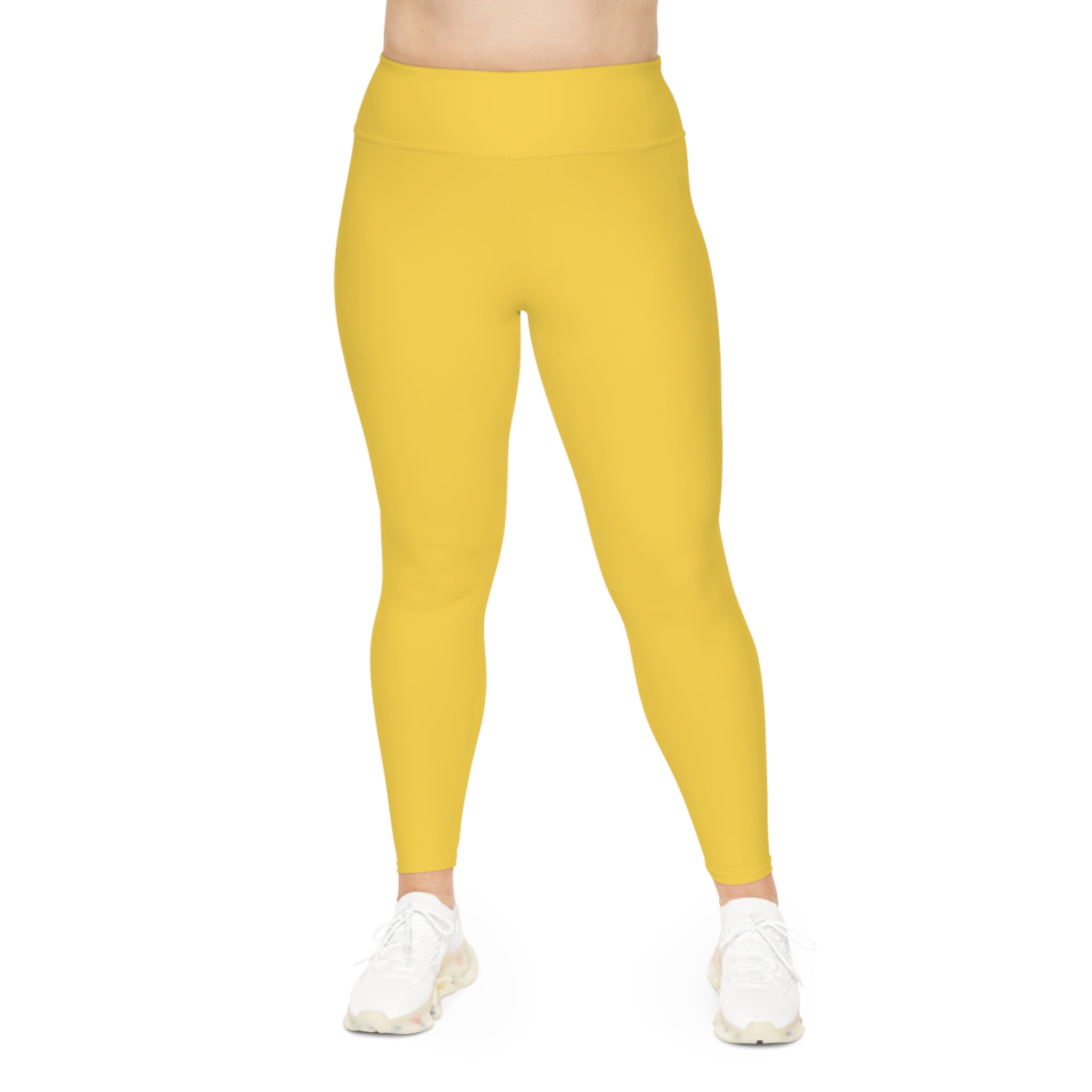 E'LAN Motion: Motion Curvy Pants -  Lemon Drop