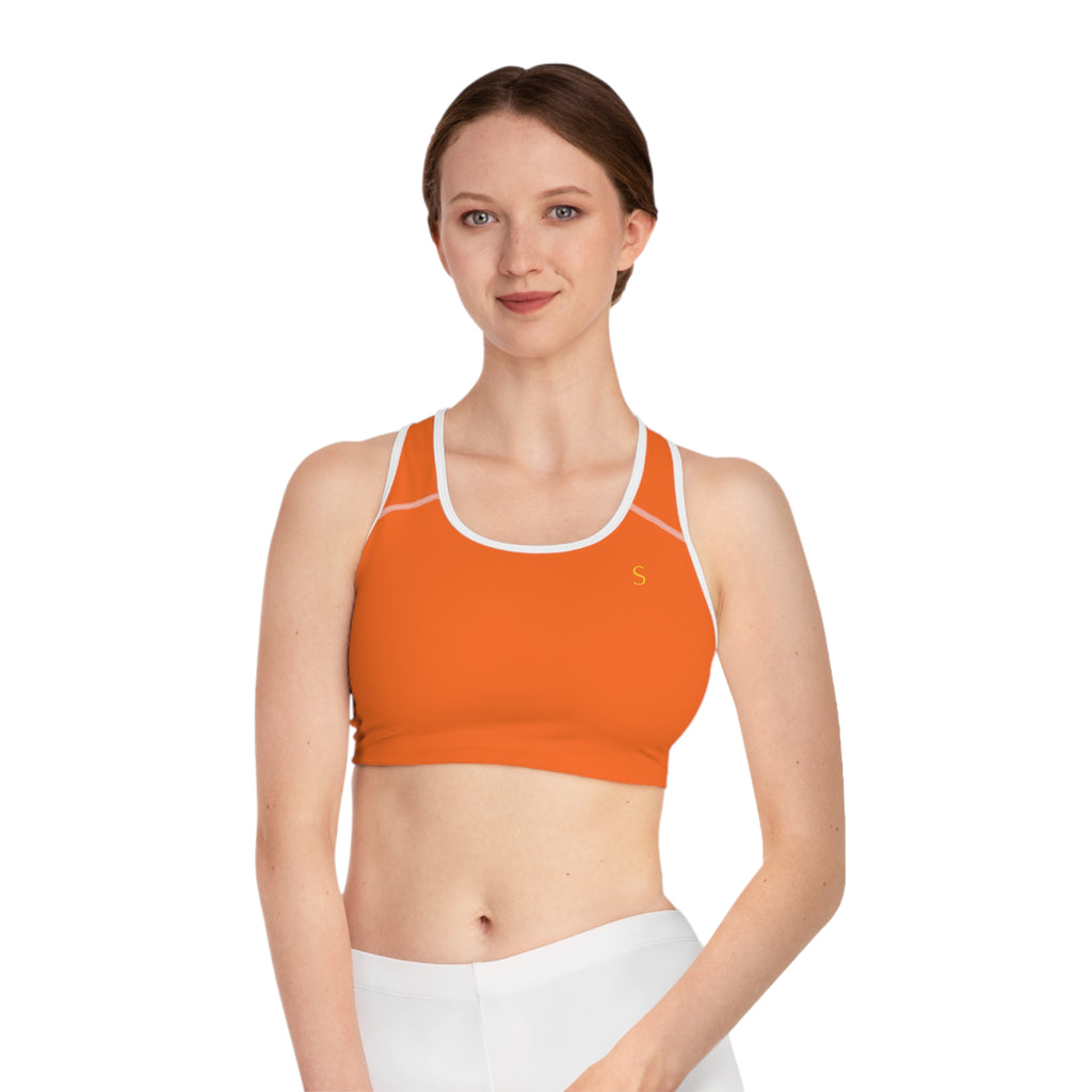 E'LAN Motion: Motion Sports Top - Tangerine Pop