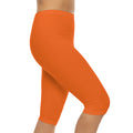 Tangerine Pop Capri Leggings — E'LAN Collection