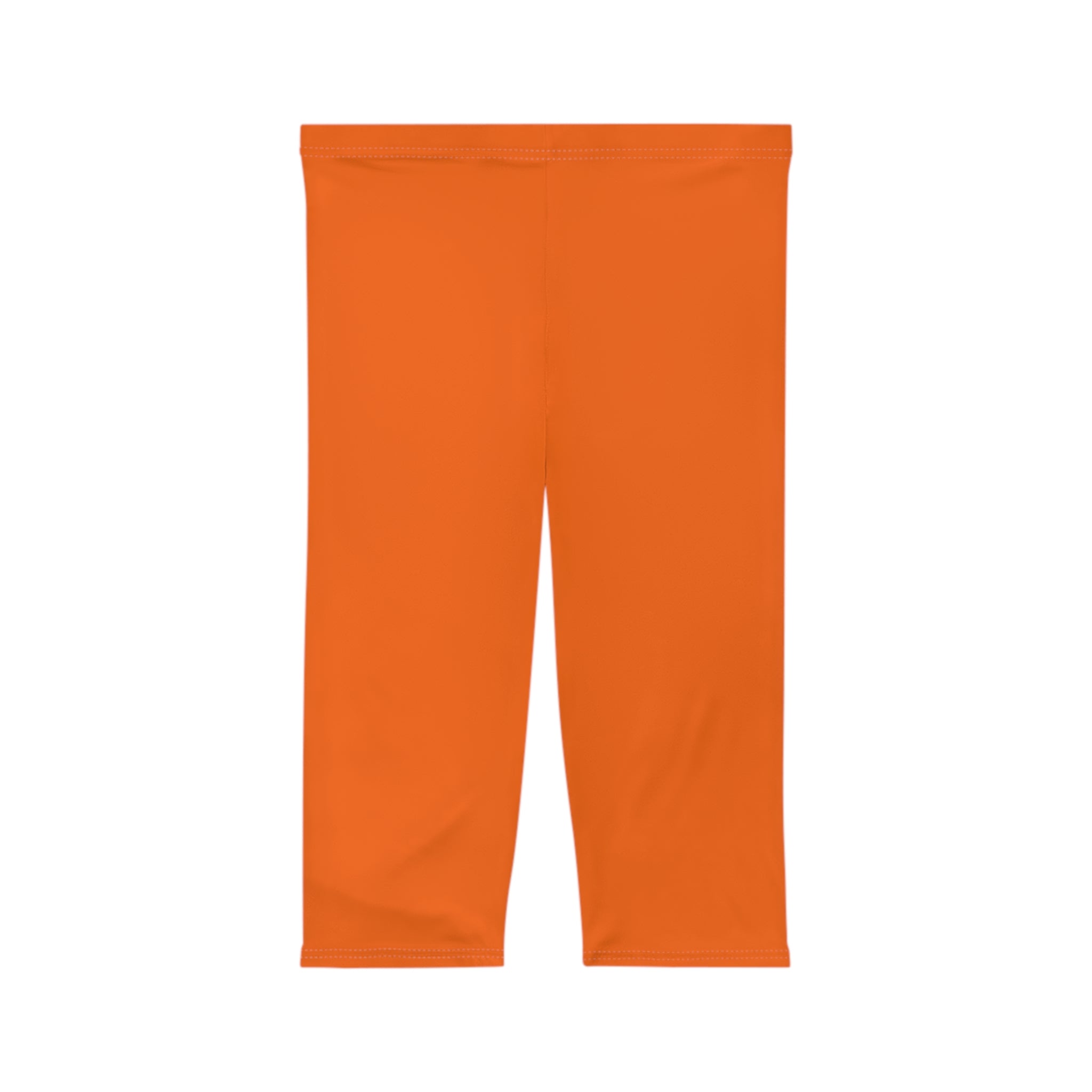 Tangerine Pop Capri Leggings — E'LAN Collection