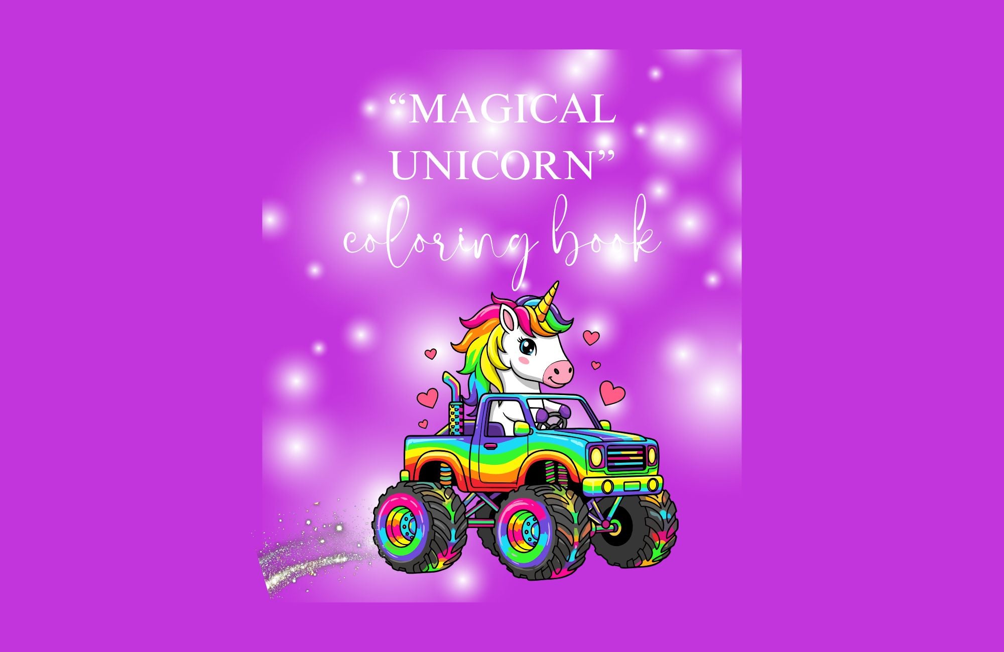A Magical Unicorn Coloring Book to Complete the Birthday Experience